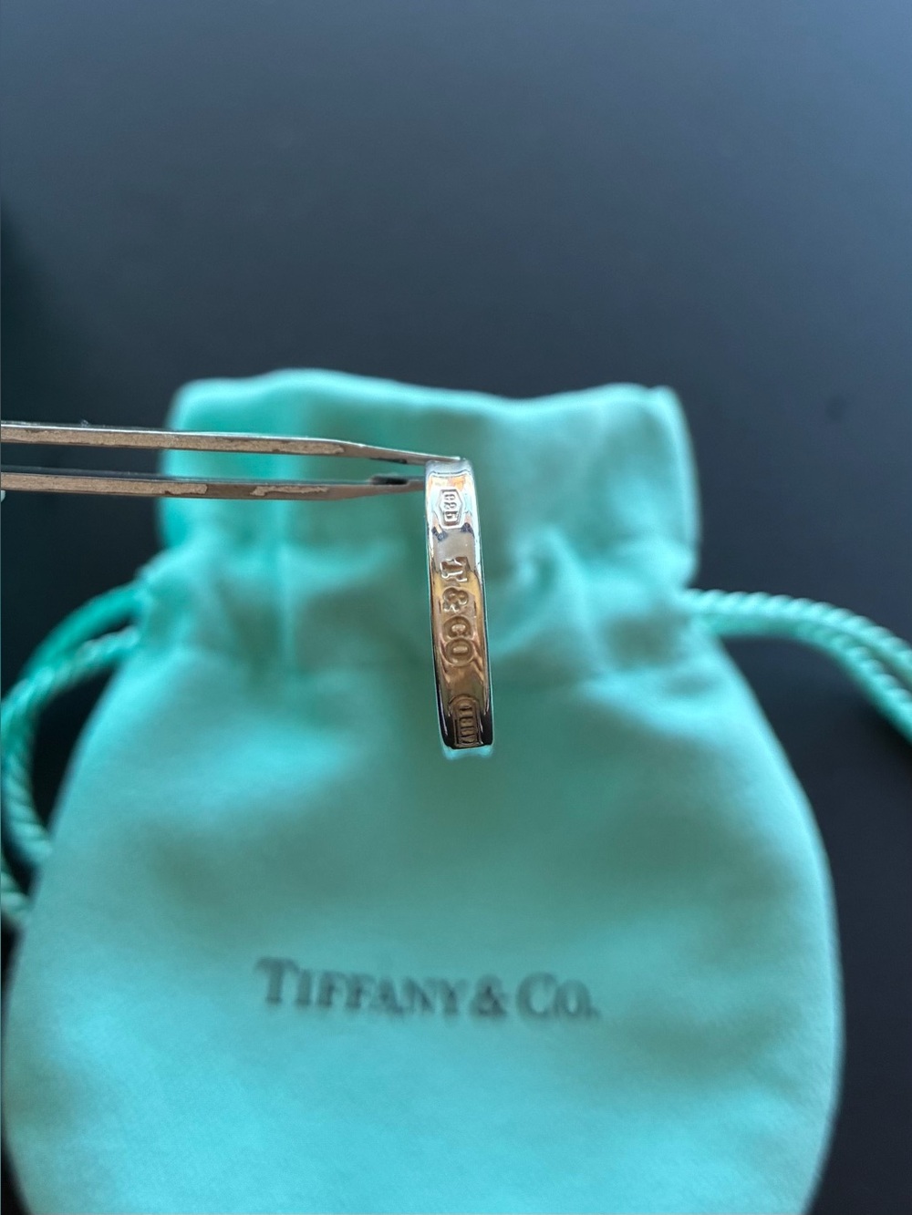 Tiffany & Co. Small 1837 Hoops Sterling Silver - Picture 2 of 5